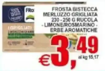 Pewex Frosta Bistecca Merluzzo Grigliata offerta