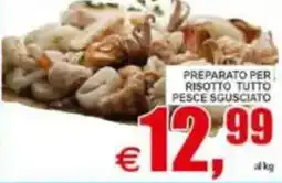 Pewex Risotto tutto pesce sgusciato offerta
