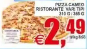 Pewex Pizza Cameo Ristorante Vari Tipi offerta
