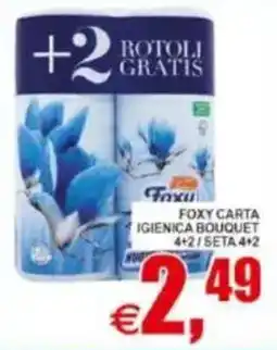 Pewex FOXY CARTA IGIENICA BOUQUET offerta