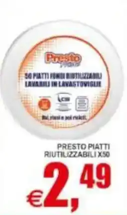 Pewex Presto Piatti Riutilizzabili offerta