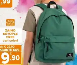 Iperal Zaino keyople free offerta