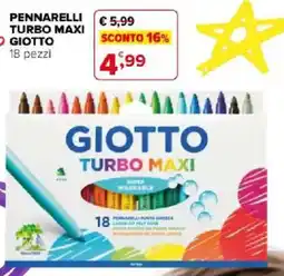 Iperal Pennarelli turbo maxi giotto offerta