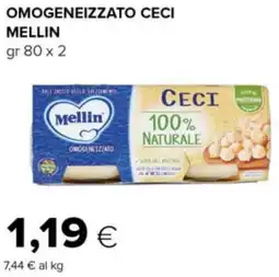 Tigre Omogeneizzato ceci mellin offerta