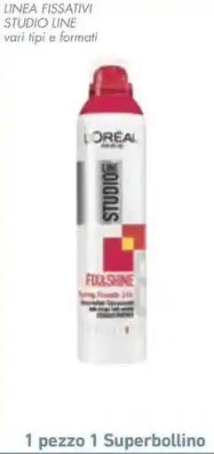Conad Linea fissativi studio line offerta