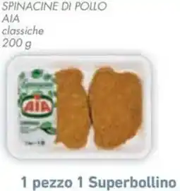 Conad Spinacine di pollo AIA offerta