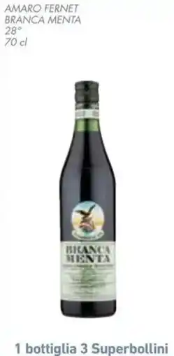 Conad Amaro fernet branca menta 28° offerta