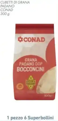 Conad Cubetti di grana padano conad offerta