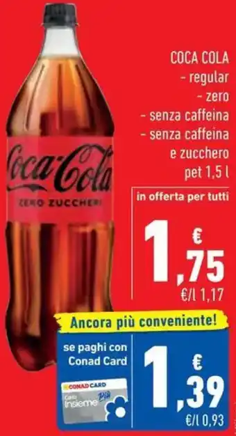 Conad Coca-Cola offerta