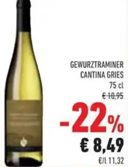 Conad Gewurztraminer cantina gries offerta
