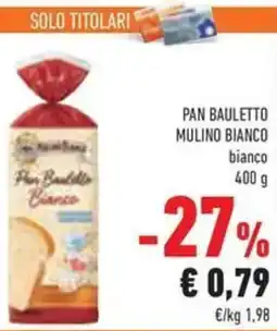 Conad Pan bauletto mulino bianco offerta