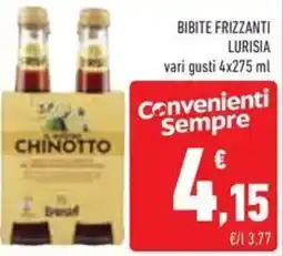 Conad Bibite frizzanti lurisia offerta