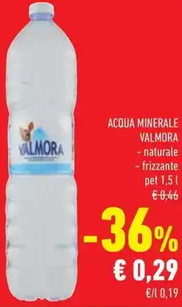 Conad Acqua minerale valmora offerta