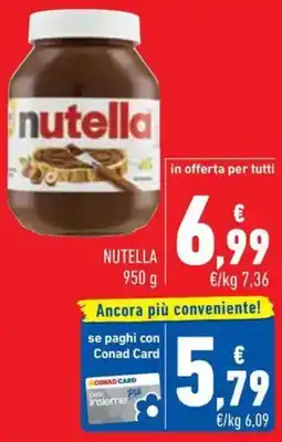 Conad Nutella offerta