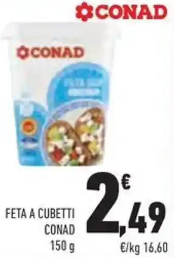 Conad Feta a cubetti conad offerta
