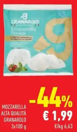 Conad Mozzarella alta qualita granarolo offerta