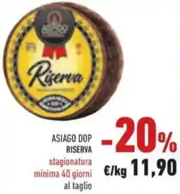 Conad Asiago dop riserva offerta