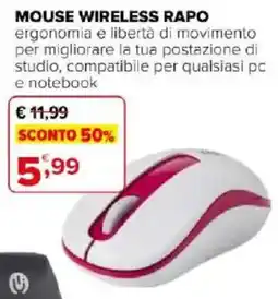 Iperal Mouse wireless rapo offerta