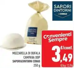 Conad Mozzarella di bufala campana dop sapori&dintorni conad offerta