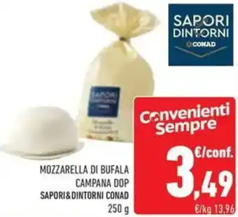 Conad Mozzarella di bufala campana dop sapori&dintorni conad offerta
