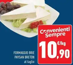 Conad Formaggio brie paysan breton offerta