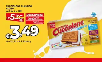 Bennet Cucciolone Classico Algida offerta