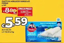 Bennet Filetti di merluzzo surgelati Findus offerta