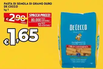 Pasta di semola di grano duro De Cecco