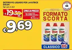 Bennet Detersivo liquido per lavatrice Dixan offerta
