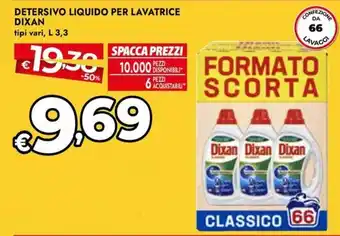 Bennet Detersivo liquido per lavatrice Dixan offerta