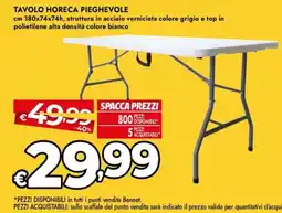 Bennet TAVOLO HORECA PIEGHEVOLE offerta