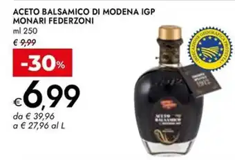 Bennet Aceto Balsamico di Modena IGP Monari Federzoni offerta