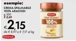Bennet Crema spalmabile 100% arachidi bennet offerta