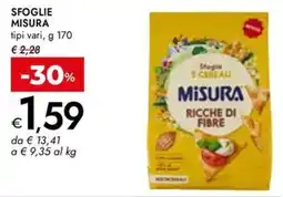 Bennet Sfoglie Misura offerta