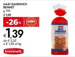 Bennet MAXI SANDWICH BENNET offerta