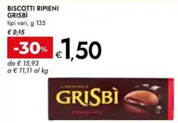 Bennet BISCOTTI RIPIENI GRISBÌ offerta
