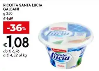 Bennet Ricotta Santa Lucia Galbani offerta
