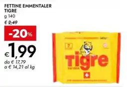 Bennet Fettine Emmentaler Tigre offerta