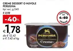 Bennet Creme Dessert O Nuvole Perugina offerta