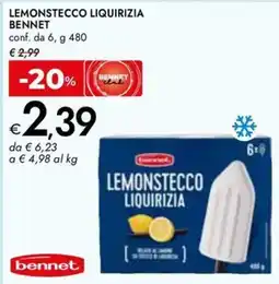 Bennet Lemonstecco Liquirizia Bennet offerta