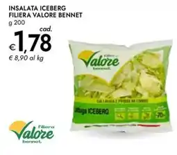Bennet Insalata Iceberg Filiera Valore Bennet offerta