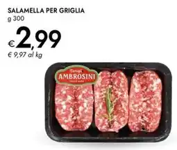 Bennet Salamella per griglia Ambrosini offerta