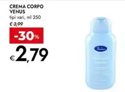 Bennet Crema corpo Venus offerta