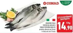 Conad Branzino italia fresco conad percorso qualità offerta