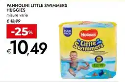 Bennet PANNOLINI LITTLE SWIMMERS HUGGIES offerta