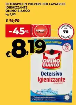 Bennet Detersivo Igienizzante Omino Bianco offerta