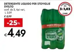 Bennet Detergente liquido per stoviglie Svelto offerta