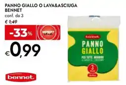 Bennet Panno Giallo Bennet offerta