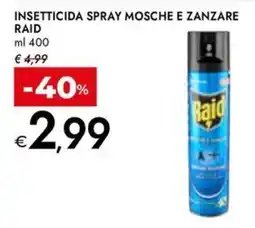 Bennet INSETTICIDA SPRAY MOSCHE E ZANZARE RAID offerta