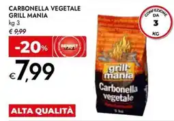 Bennet Carbonella vegetale grill-mania offerta